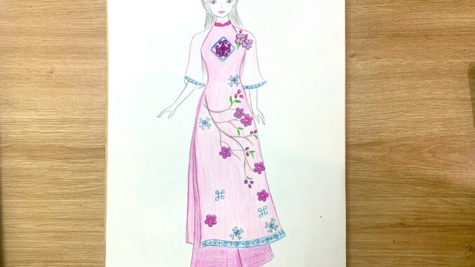 Tô màu áo dài